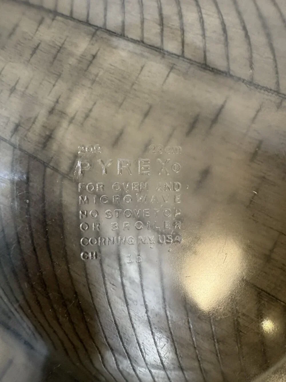 Pyrex Pie Dish # 209 Round 9
